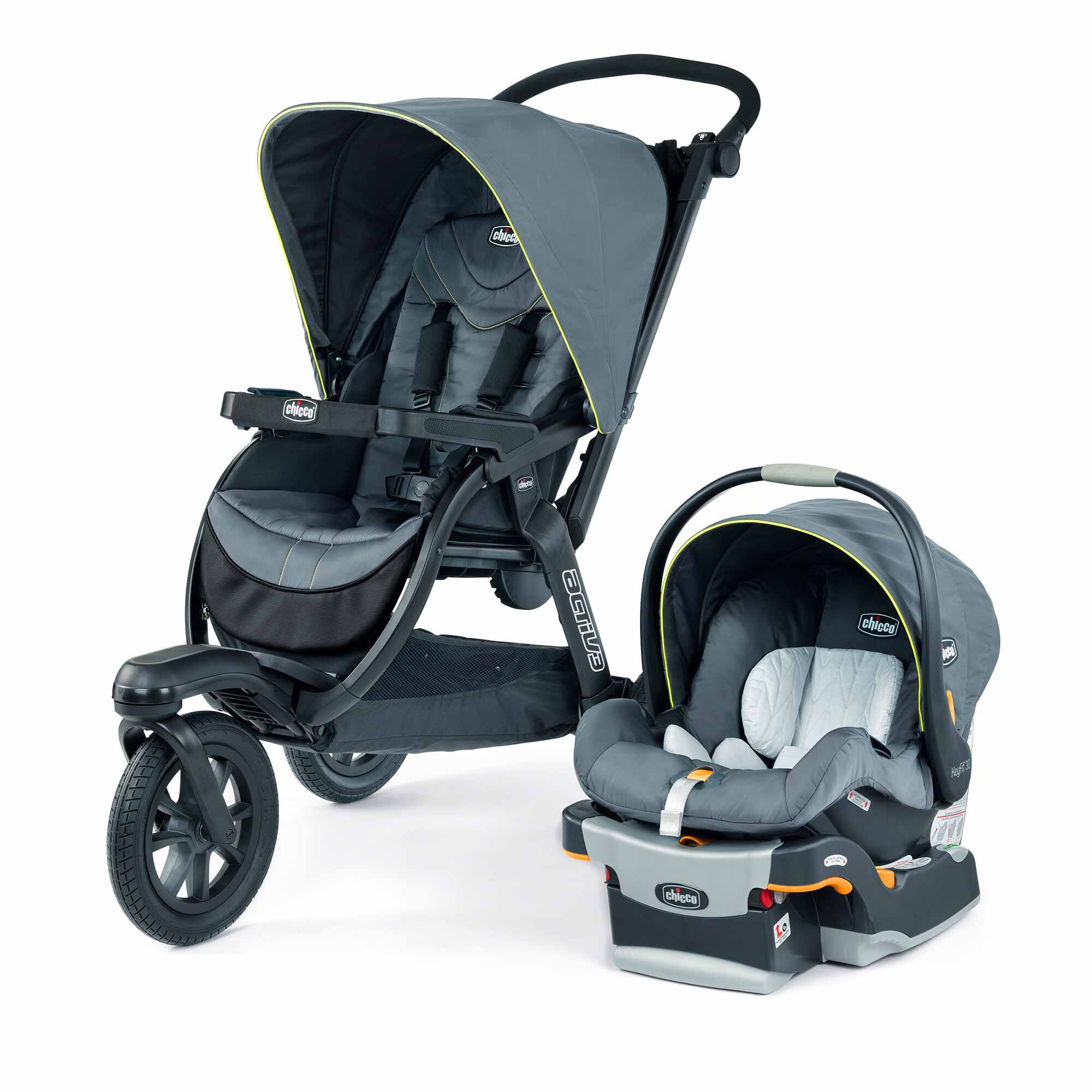 chicco car seat and jogging stroller