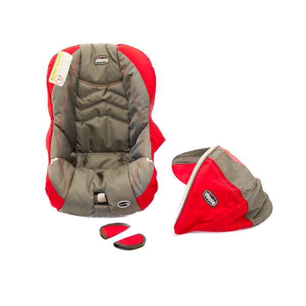 KeyFit 30 Zip Infant Car Seat - Seat Cover, Canopy & Pads - Q