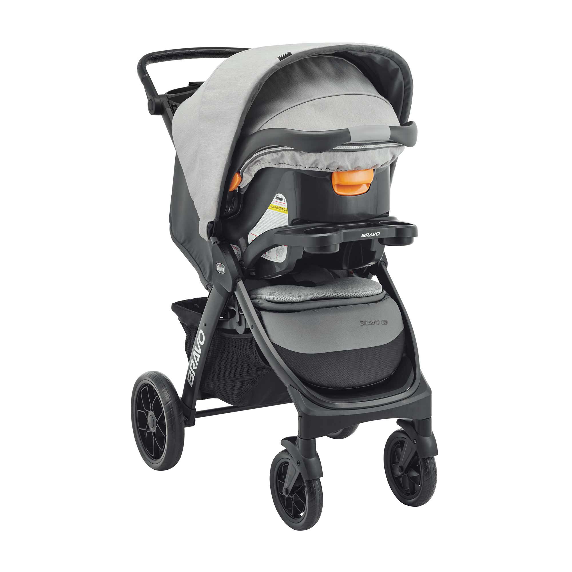 Bravo LE Trio Travel System Stroller Driftwood Chicco