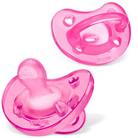 PhysioForma Orthodontic Silicone Pacifier - Pink 0-6m &#40;2pc&#41; in 