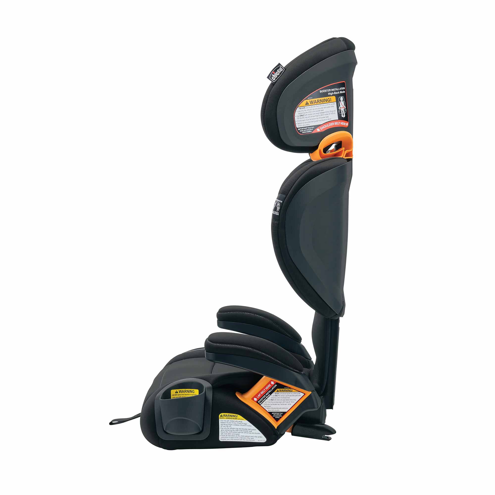 KidFit ClearTex Plus 2-in-1 Belt-Positioning Booster Car Seat