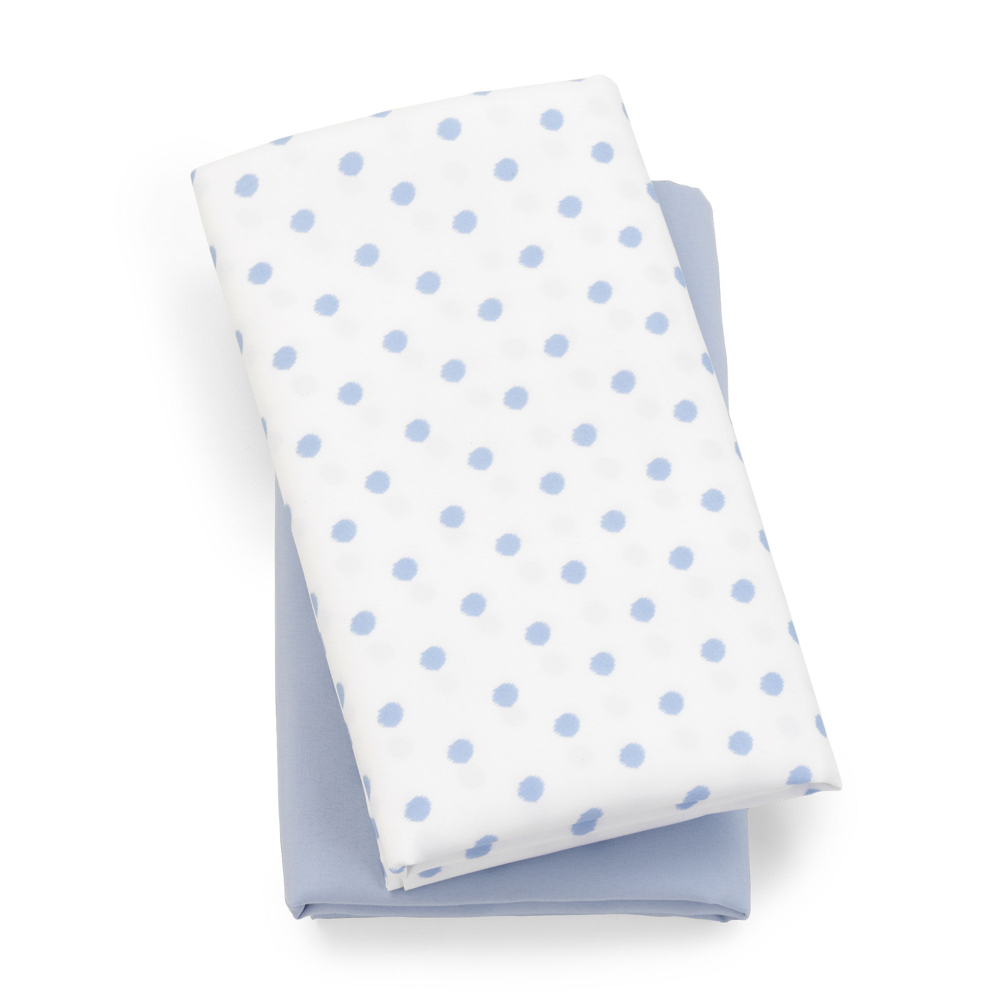 Lullaby Fitted Playard Sheet, 2-Pack - Blue Dot | Chicco