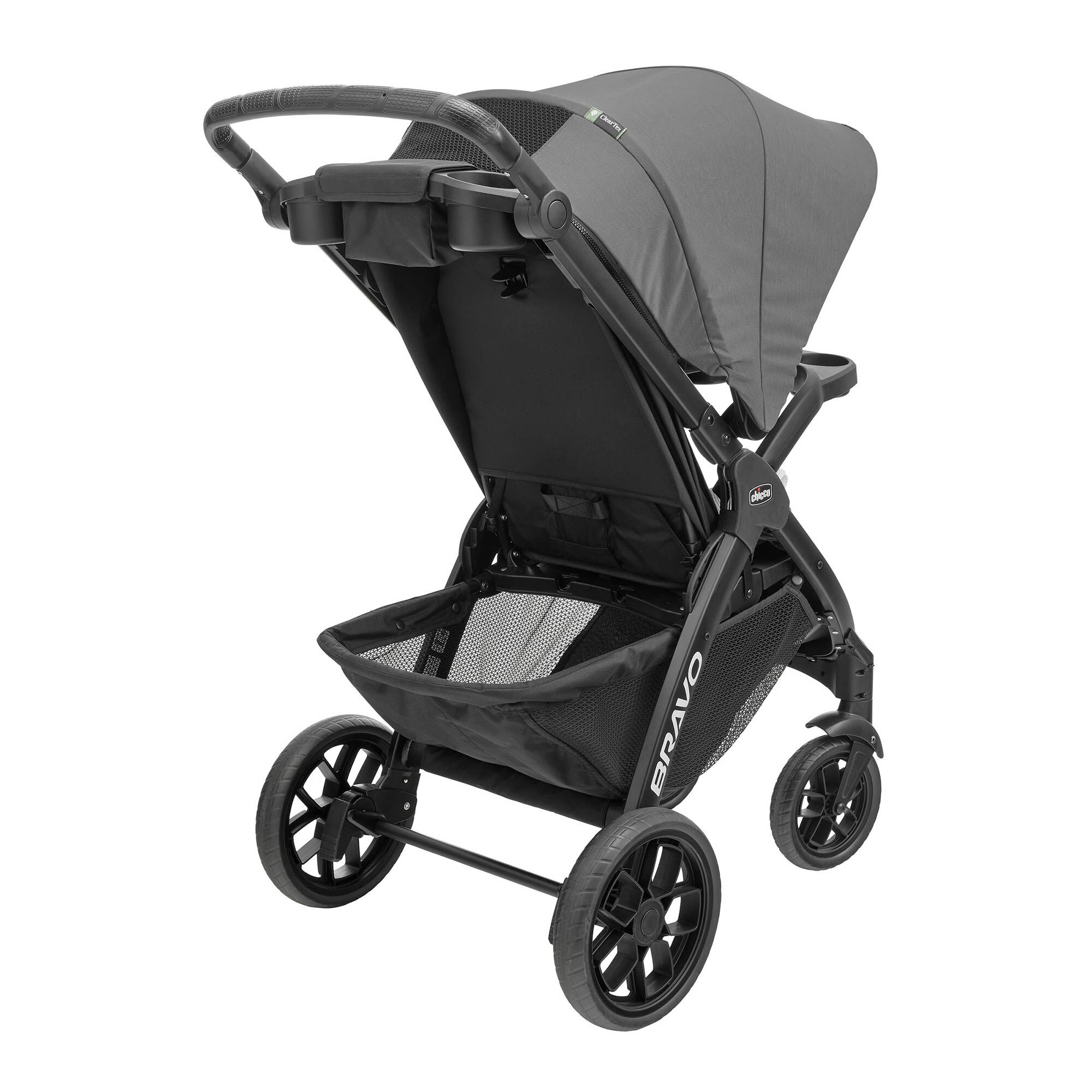 Bravo LE ClearTex Quick-Fold Stroller - Pewter