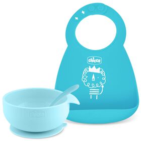 Chicco Easy Start Silicone Feeding Gift Set in Teal