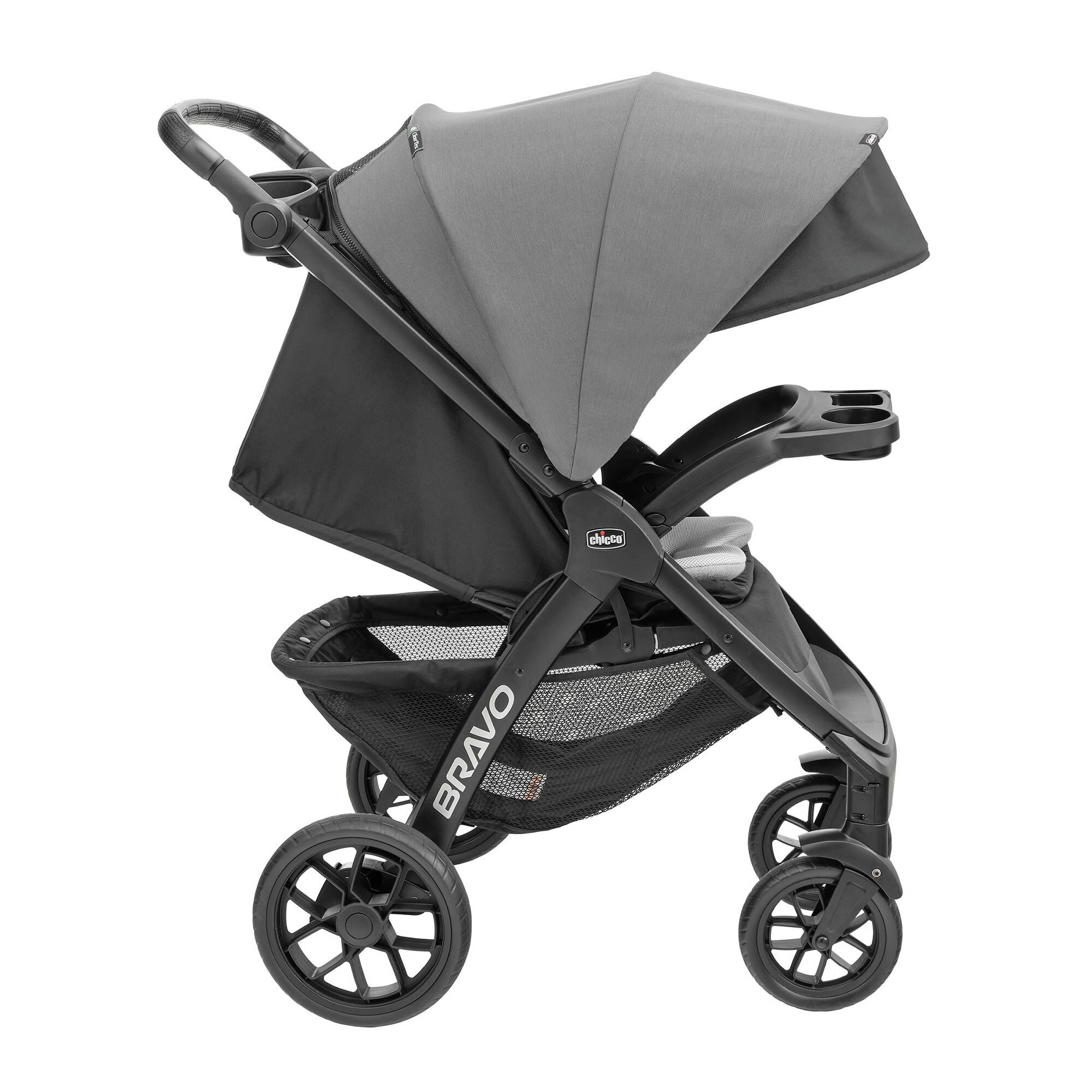 Bravo LE ClearTex Quick-Fold Stroller - Pewter