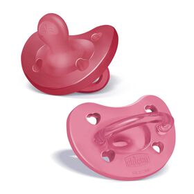 Chicco PhysioForma Silicone Pacifier in Dark Pink 16-24m &#40;2pc&#41;