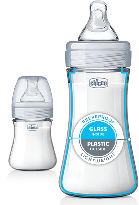 DUO Baby Bottle | The first hybrid baby bottle | Chicco