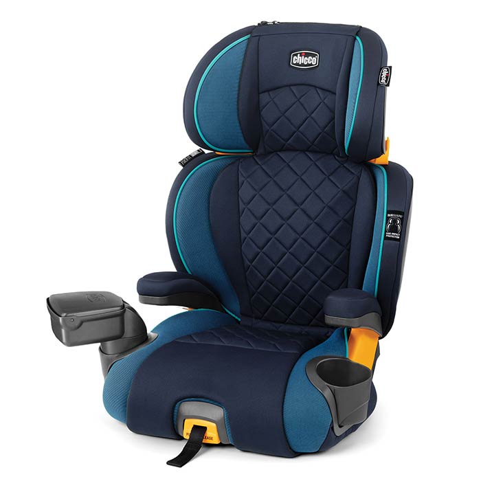 Chicco KidFit Zip Plus Booster Car Seat in Seascape