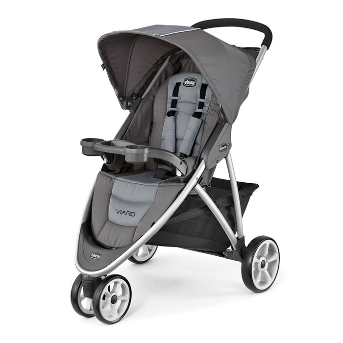 Chicco Viaro Full Size Stroller in Graphite