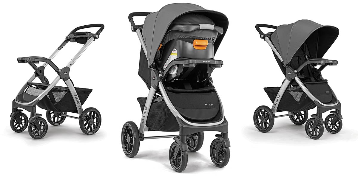 Chicco Bravo Trio Travel System lineup