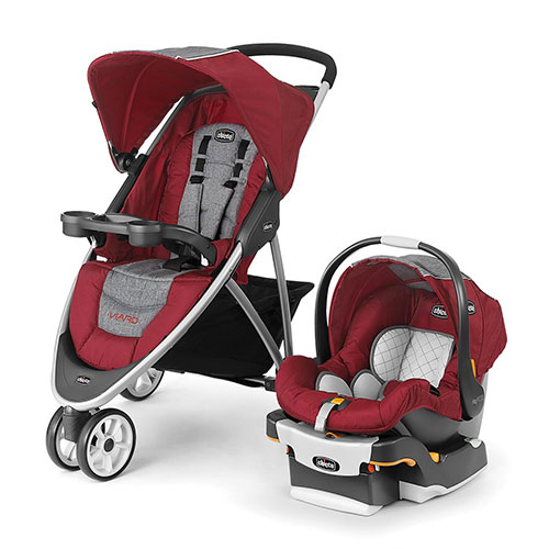 Cranberry Viaro Travel System