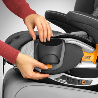 car booster seat with cup holder