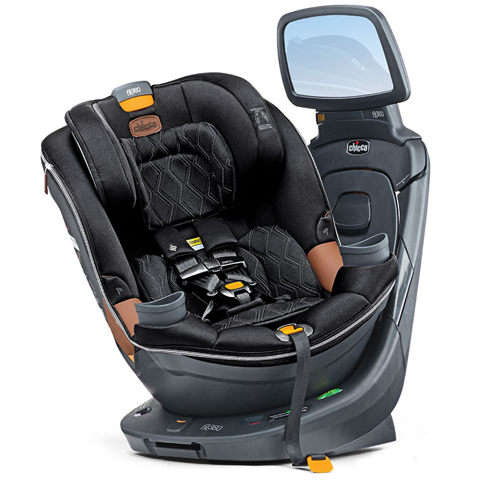 Chicco Fit360 Zip ClearTex Car Seat in Black