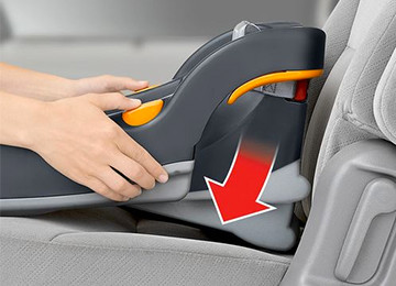 ReclineSure car seat leveling foot