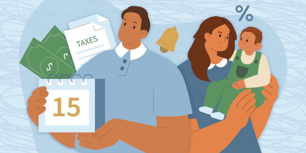 A header image for a blog about the states where parents get the most tax relief