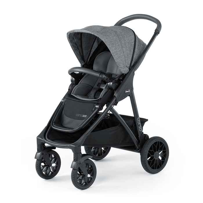 Chicco Corso Primo ClearTex Full Size Stroller in Studio