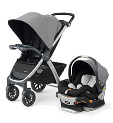 all black stroller and carseat