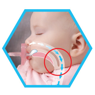 PhysioForma Soft Silicone Pacifier - Clear 0-6m