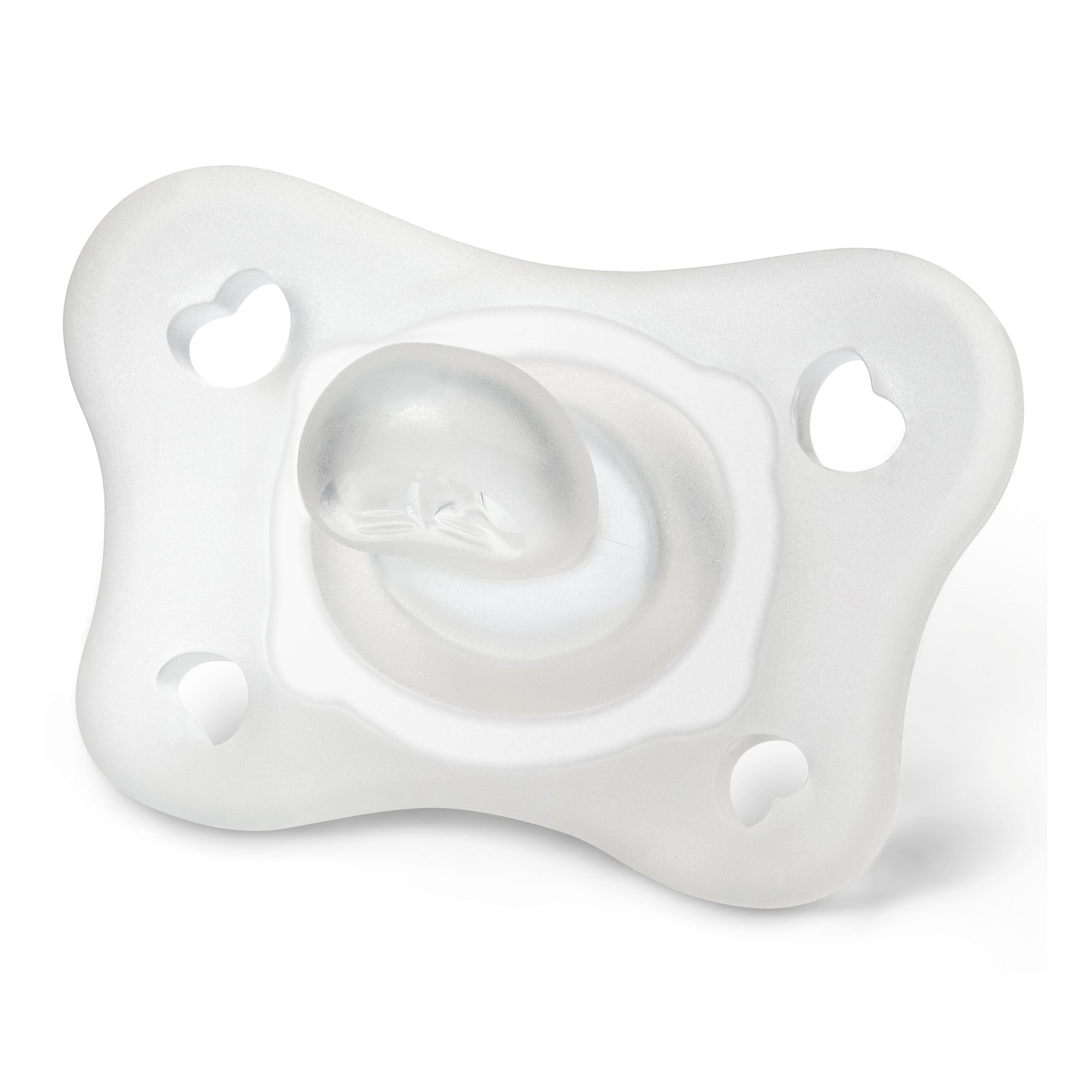 Chicco PhysioForma™ Silicone Mini Orthodontic Pacifier 0-2m (2pc) - Clear