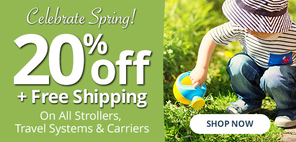 20% off + Free Shipping On All Strollers, Travel Systems & Carriers